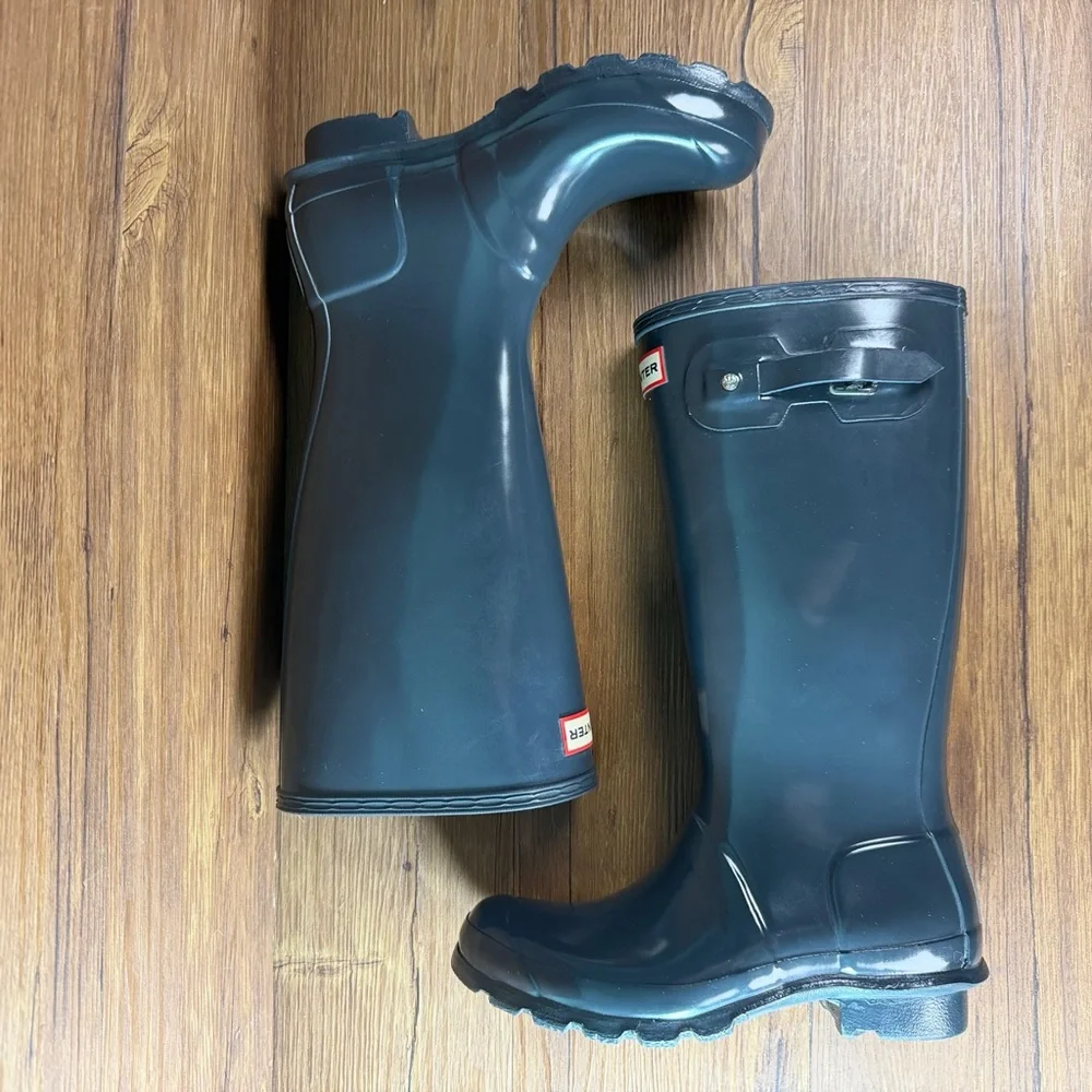 Hunter Rain Boots Waterproof Shoes‎ Girl’s Size 6Y